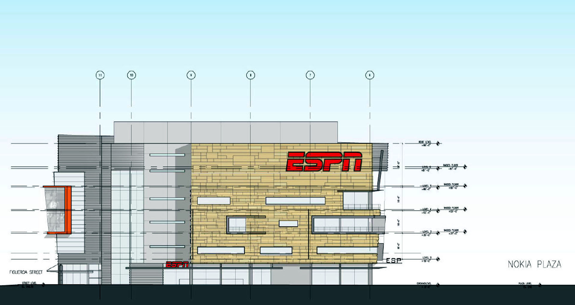 RTKL_Building B Elevation-North